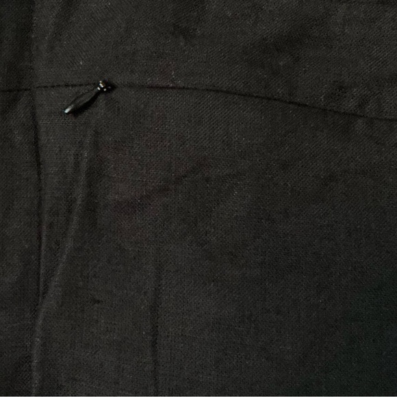 Legacy Black And Cream Stripes Linen Euro Pillow Shams - Picture 3 of 5